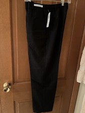 NWT Size 12 Petite Pendelton Black Wool Lined Pants Paid 138.00