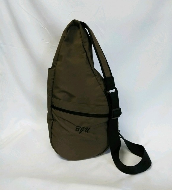 LL Bean Traveler AMERIBAG Bag Nylon Padded Sling Healthy Back Slingbag