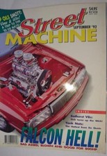 Street Machine Magazine September  1992 - George Anonymous  XD Falcon pin-up