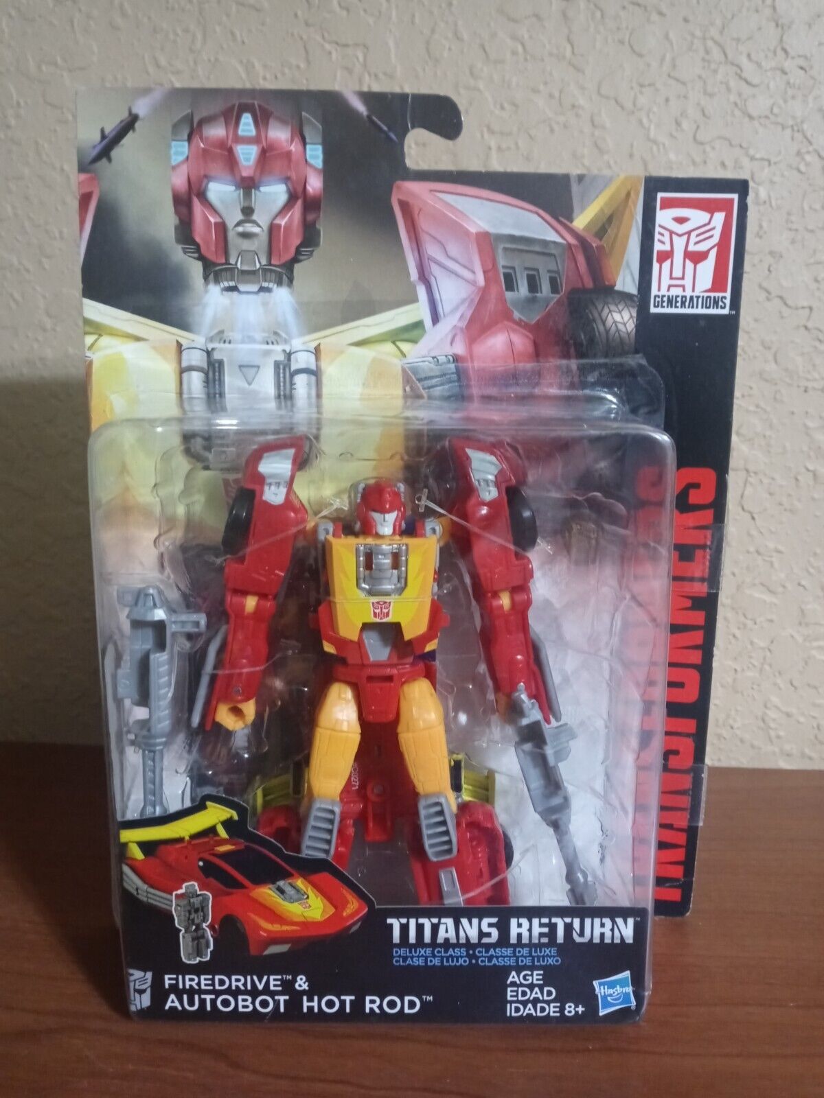Transformers Titans Return HOT ROD + Firedrive Deluxe Class - New/Sealed (2016)