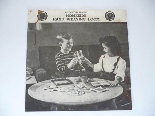 1949 Homeside Hand Weaving Loom w/Instructions + One Other Loom - Picture 3 of 16