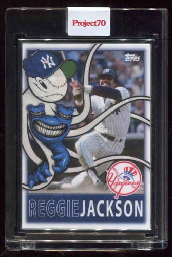 TOPPS PROJECT 70 SILVER ARTIST PROOF 246 REGGIE JACKSON GREG CRAOLA SIMKINS 3/51