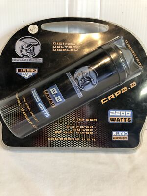 Bullz Audio 2.2 Farad Digital Voltage Display Capacitor 2200 watts
