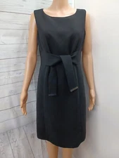 Danny & Nicole Black Cocktail Dress Pockets Petite 10P