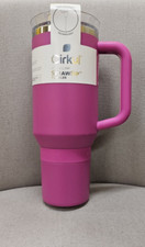 Cirkul 40oz All-Day StrawSip Stainless Steel Tumbler, Brink Bight Pink NEW