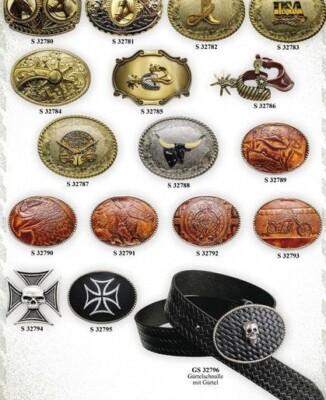 Cowhide leather buckle belt buckle new collection!  Leather Made In USA Biker