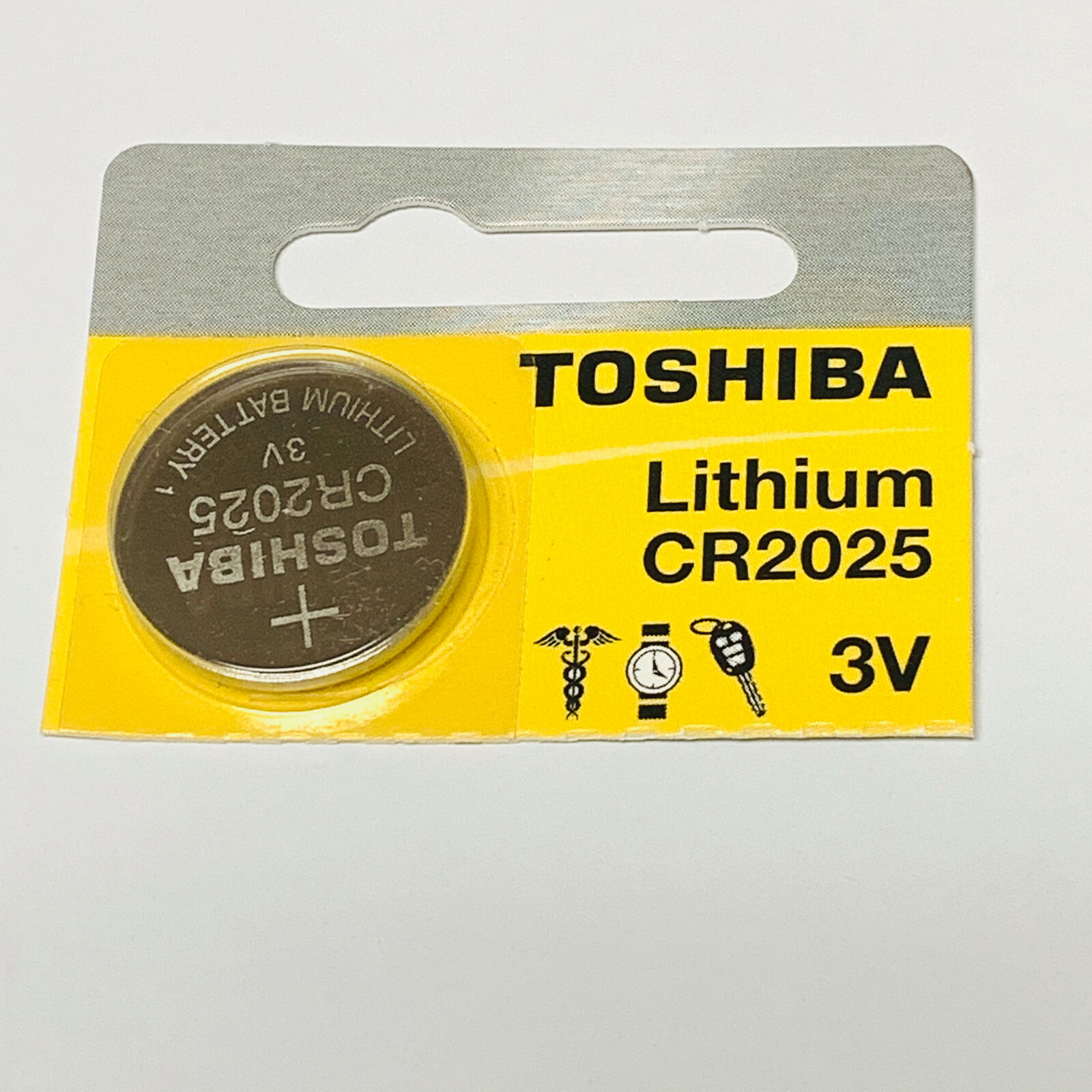 1 X Original Toshiba CR2025 CR 2025 3V LITHIUM BATTERY BR2025 Watch EXPR 2025