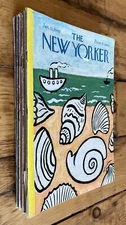 8 VTG New Yorker Magazine January to December, 1966 Complete Issues VG- to VG+
