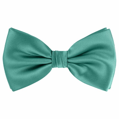 Classic Mens Womens Adjustable Bow Tie Pre Tied Plain Dickie Bowtie Wedding - Picture 98 of 101