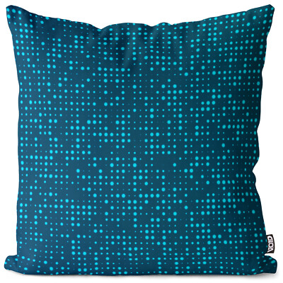 Pixel Blau Grün Kissenhülle Pixel quadrate Bildschirm Technik Datenstrom Daten