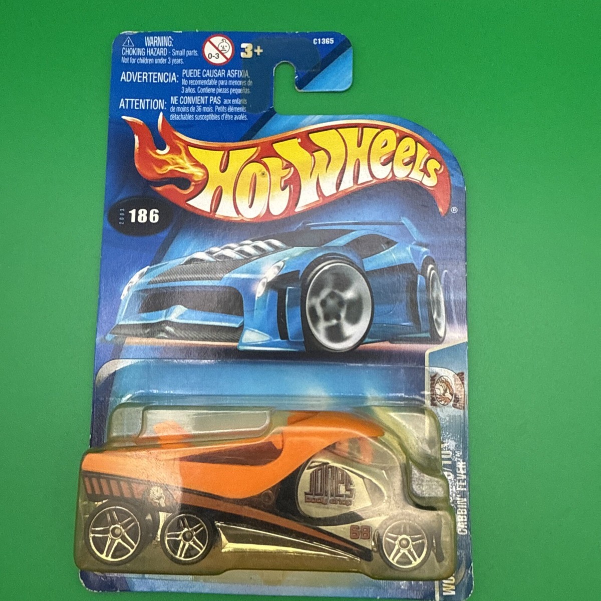 Hot Wheels #186 Cabbin' Fever 2003 Work Crewsers 9/10 PR5 Truck