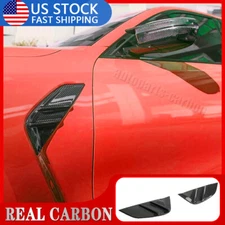 FOR BMW G80 M3 2021-24 DRY CARBON FIBER REPLACEMENT FRONT FENDER SIDE VENT COVER
