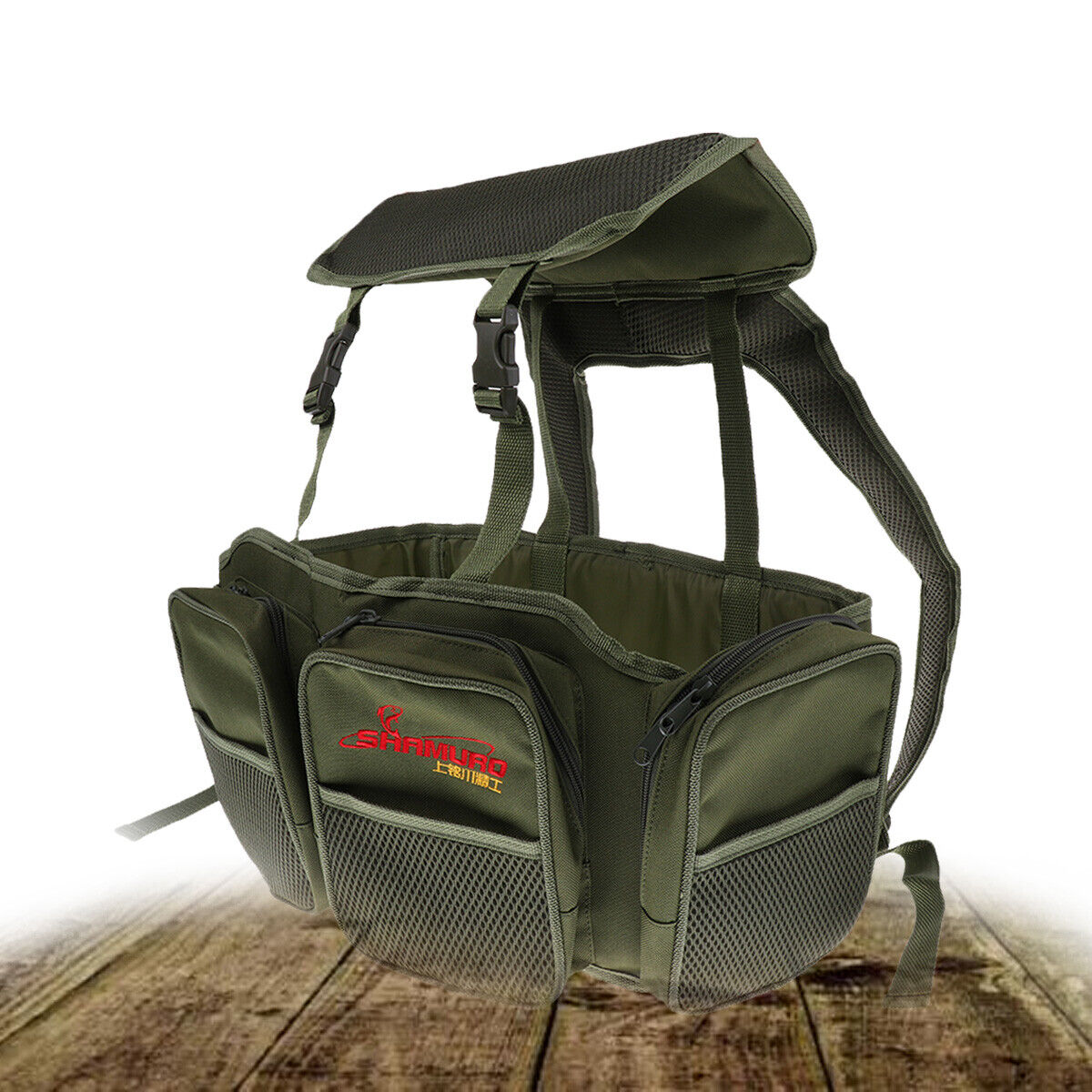 Fishing Seat Box & Rucksack Fly Sea Coarse Fishing Seat Backpack