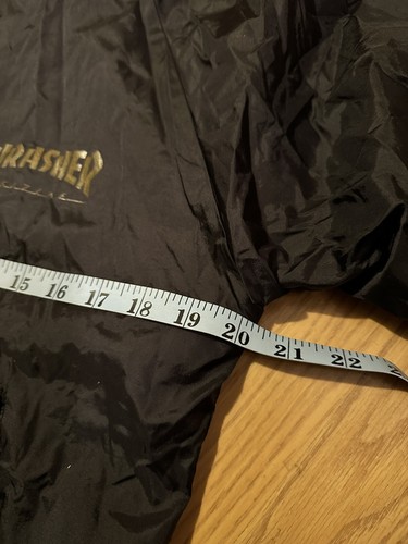 Vintage Thrasher Pentagram Coach Jacket Size Small Black - Picture 7 of 8