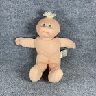 1984 Cabbage Patch Kids Preemie  Doll 14” Blonde Tuft Hair Brown Eyes Naked.