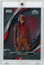 2024 Topps Chrome Black Star Wars SABINE WREN Red REFRACTOR 2/5