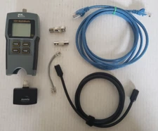IDEAL 33-856 VDV Multimedia Voice, Data and Video Cable Tester and cords.