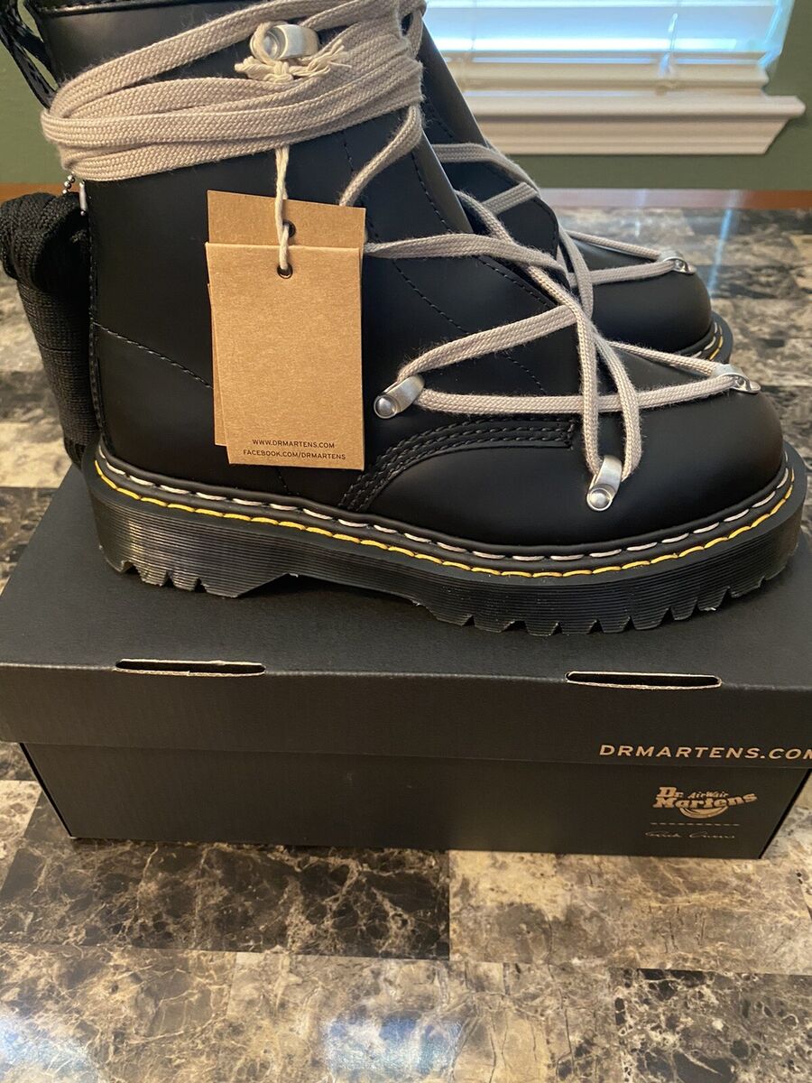 Dr Martens Rick Owens 1460 Bex DS RO Black Women's Size 7 Dr Martens Rick Owens 1460 Bex DS RO Black Women's Size 7