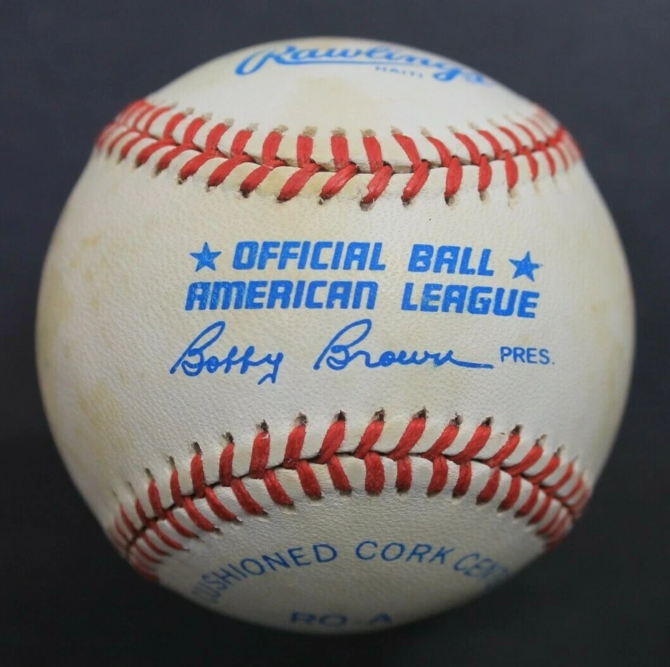 Ted Williams (d.2002) Boston Red Sox Signed Autographed OAL Brown Baseball PSA   - Image 2 of 4