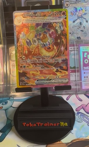 2025 Pokemon Prismatic Evolutions FLAREON EX SAR #146/131 Pack Fresh!