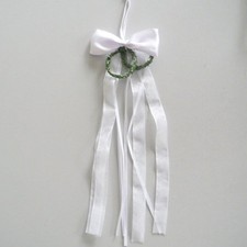 Bankschmuck Hochzeit Antennenschmuck Autoschleifen Kirchenschmuck Bankhänger