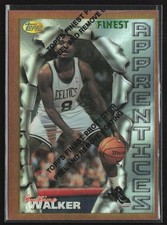 Antoine Walker 1996-97 Topps Finest Refractor Apprentices RC #84 Boston Celtics