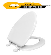 Mainstays Elongated Toilet Seat in White