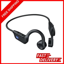Bone Conduction Open-Ear Bluetooth Sport Headphones, Premium Wireless Over-Ear..