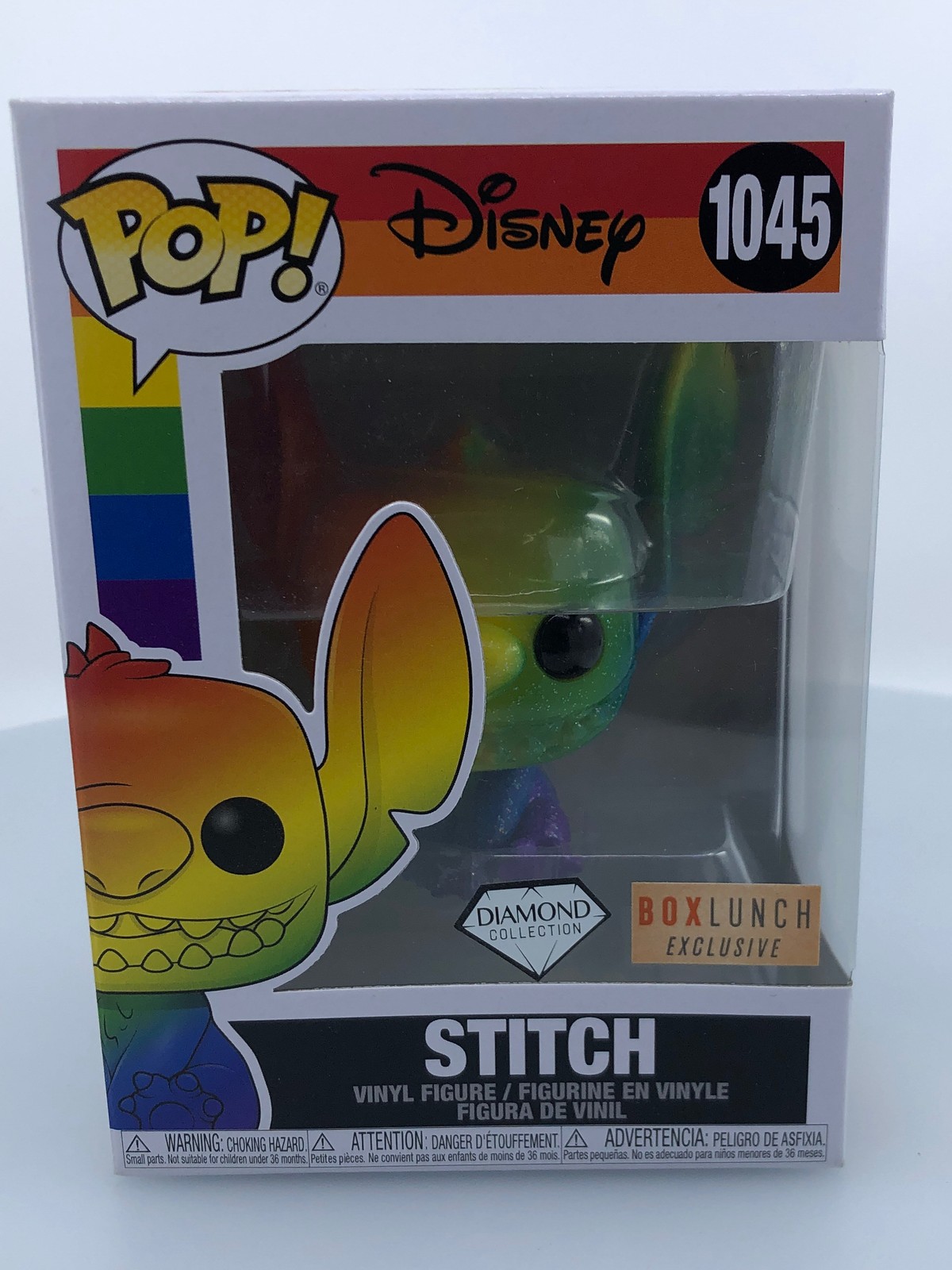Smiling Stitch Rainbow &Amp; Diamond Glitter #1045 Damaged Box See Pics