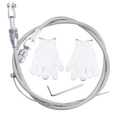 36" LS Swap Braided Throttle Cable Kit Compatible with 97-07 Chevrolet/Chevy