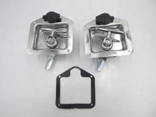 2 Pack RV Paddle Entry T-Handle Door Lock Latch Stainless Steel w/ 2 KeySEE DESC