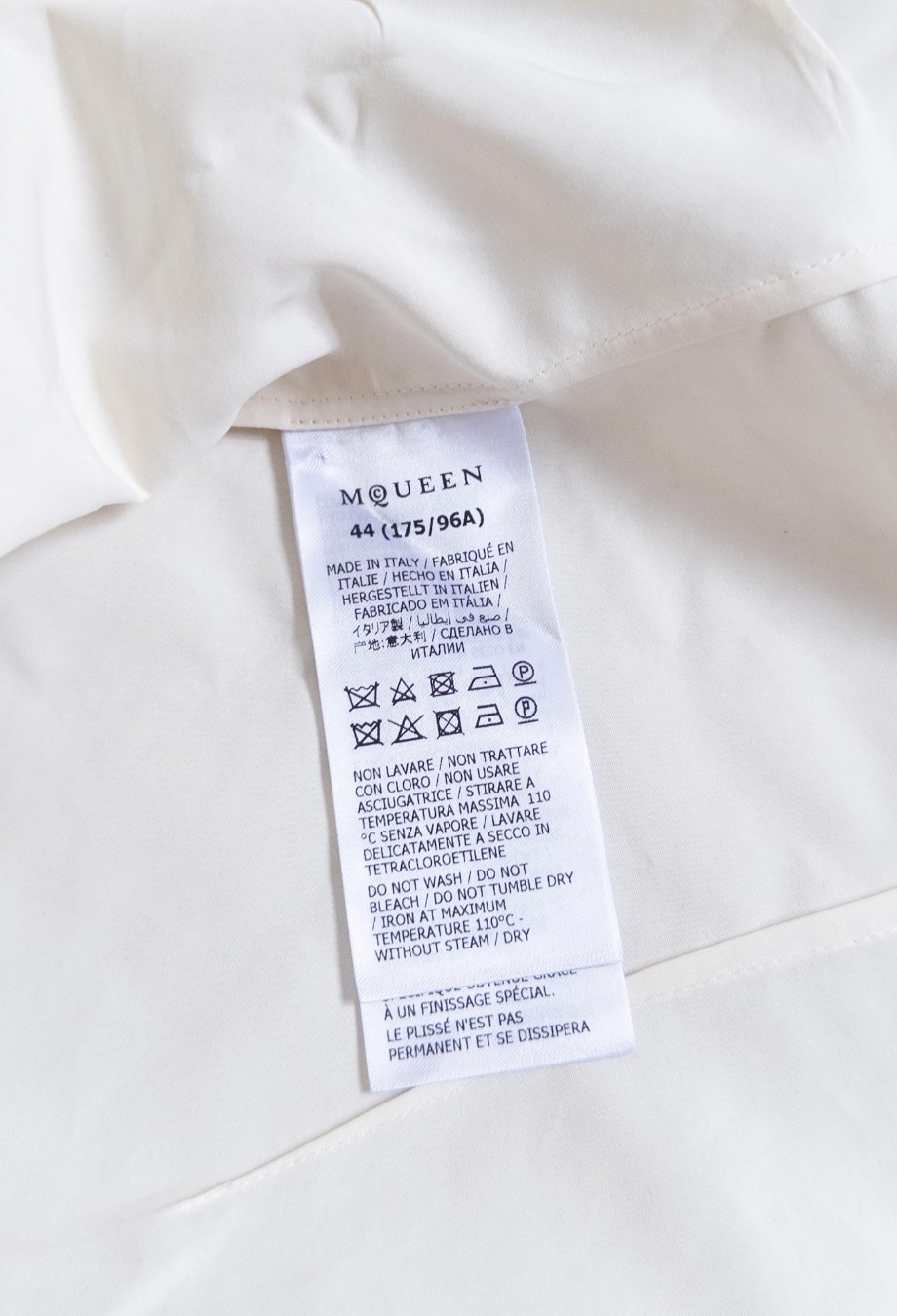 Alexander McQueen CURRENT SEASON Resort '25 Ruffle Poplin Blouse  IT44 RRP $2800 image 8