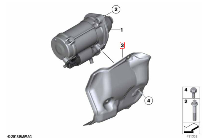 Rolls-Royce Dawn 2017-2023 Right Engine heat shield