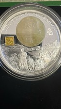 Lunar Year of the Rabbit 2023 silver jade coin Burundi 24k gold mark 2oz 55mm