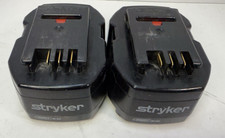(2) Stryker SMRT 6500-101-010 24V NiCd SMART pacco batteria da riparare COSÌ COM'È