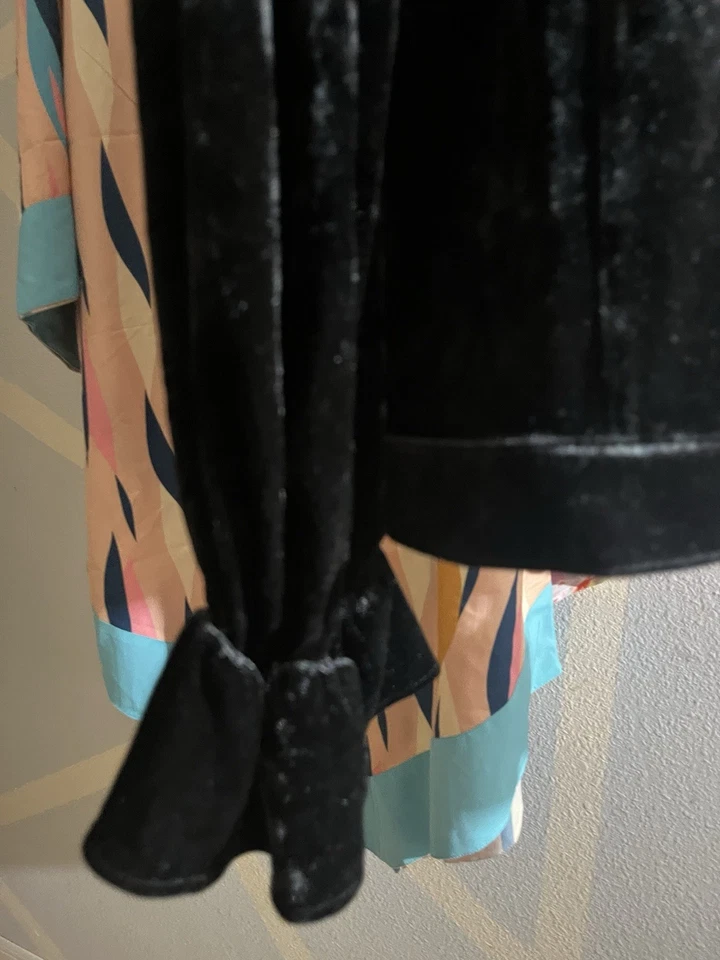 Chaqueta Colleen Lopez Talla Grande 3X Chaqueta Negra Puño Belle Botón Frontal Chaqueta Foto 4 de 4