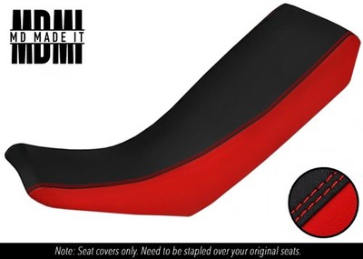 FITS YAMAHA DTR DT 125 R 99-03 CUSTOM VINYL SEAT COVER BLACK & RED