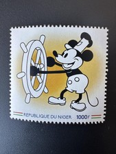 Niger 2023 Mi. ? Walt Disney Mickey Mouse Steamboat Willie bateau ship stamp
