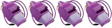 Fox 40 Sonik Blast CMG 3-Chamber Pealess Whistle  Lanyard, Purple 4-Pack 