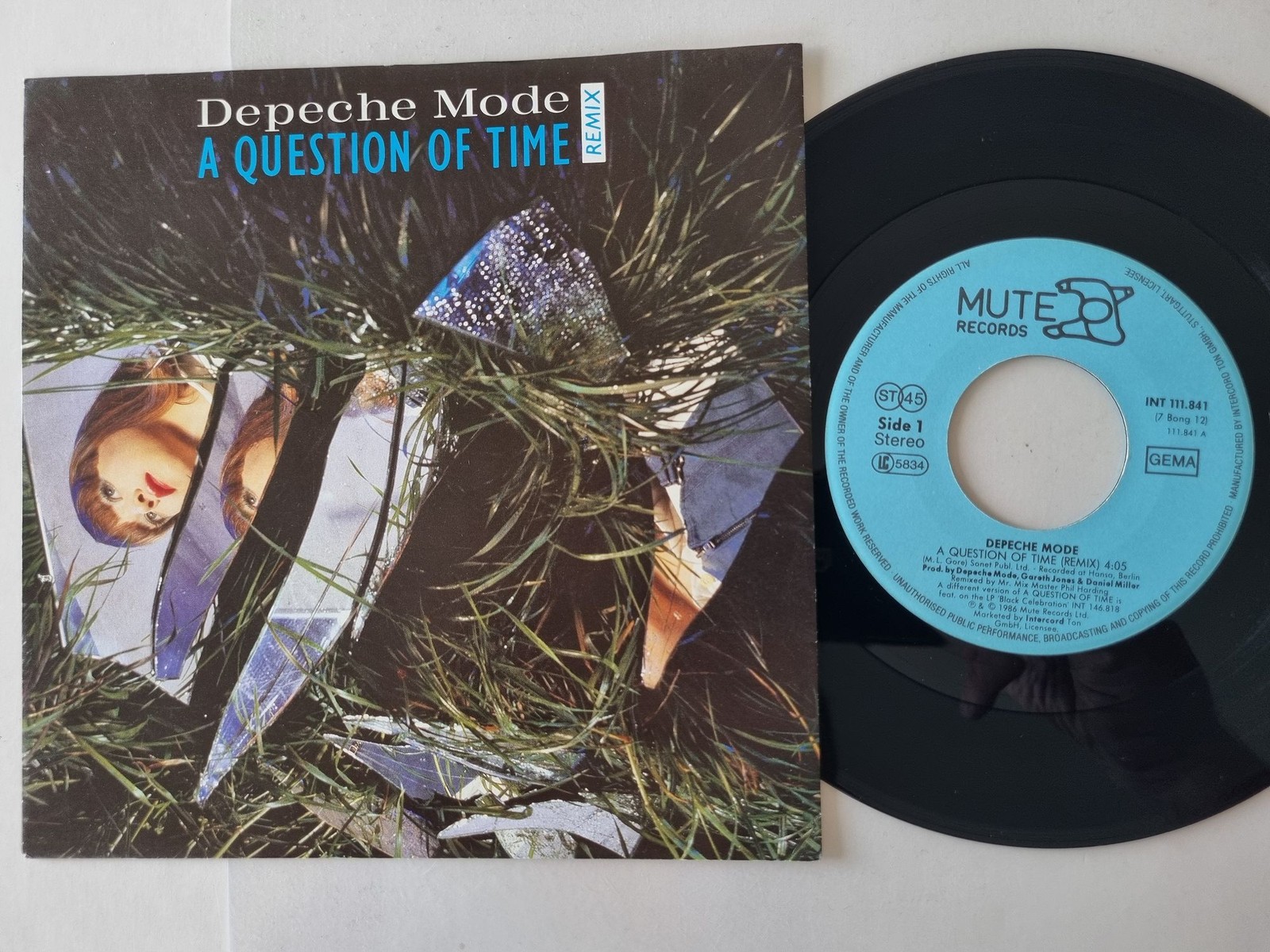 Depeche Mode - A Question Of Time (Remix) 7'' Vinyl Germany