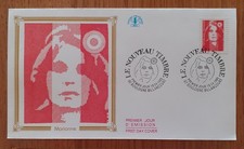 ENVELOPPE PREMIER JOUR TIMBRES FRANCE BICENTENAIRE DE LA REVOLUTION 1989