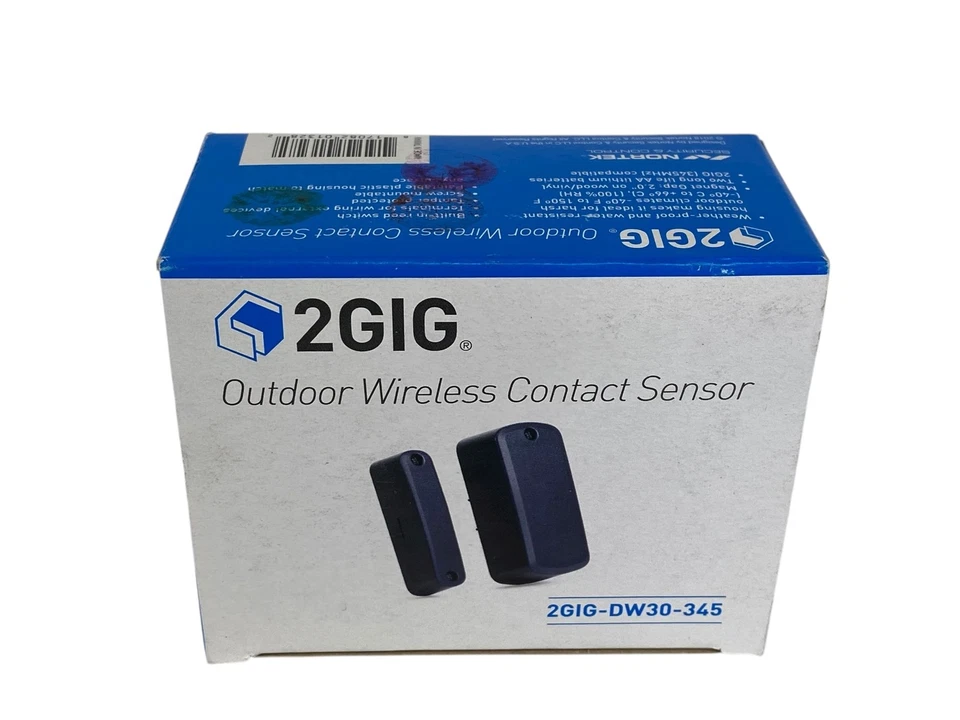 2GIG Outdoor Wireless Contact Sensor 2GIG-DW30-345 Pool Gate Door Security - Image 2 of 4