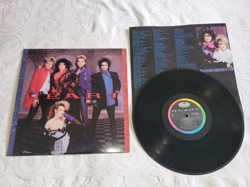 HEART-HEART 1985 CAPITOL RECORDS LP ST-12410 EXC. VG+ IF LOOKS COULD KILL, NEVER