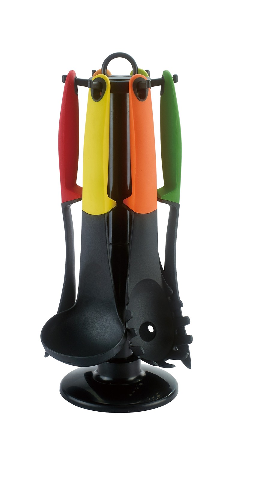 Küchenhelfer-Set 7-teilig inkl Stand Heber Löffel Kelle Gastronomie