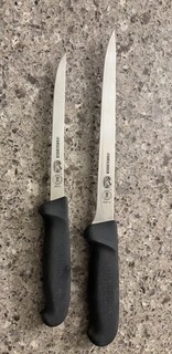 2 Vintage R H Forschner Victorinox knives: 806F 8 & 808 6 Fillet & Boning