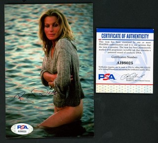 BO DEREK Actress 10 Signed 4x6 Color Photo AUTO PSA COA