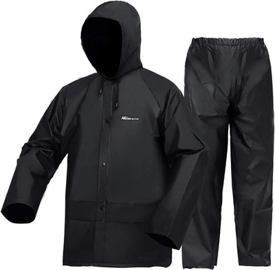 Traje Impermeable EVA Unisex Chaqueta y Pantalon Lluvia Ligero de Proteccion