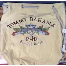 Tommy Bahama PHD ( Pop Had Dough ) Trustafarian University Drawstring Bag