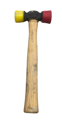 #ad Husky Double Face Soft Hammer Hickory Handle 12”. Used. {V}. $14.95