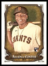 2024 Topps Allen & Ginter #79 Marco Luciano Rookie San Francisco Giants RC Card. rookie card picture